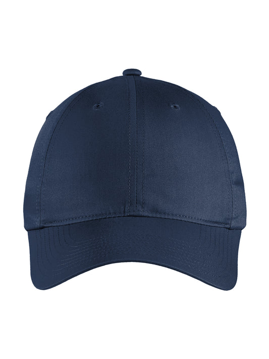 Unisex Unstructured Cotton/Poly Twill Cap - NKFB6449 - Navy