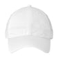Unisex Unstructured Cotton/Poly Twill Cap - NKFB6449 - White