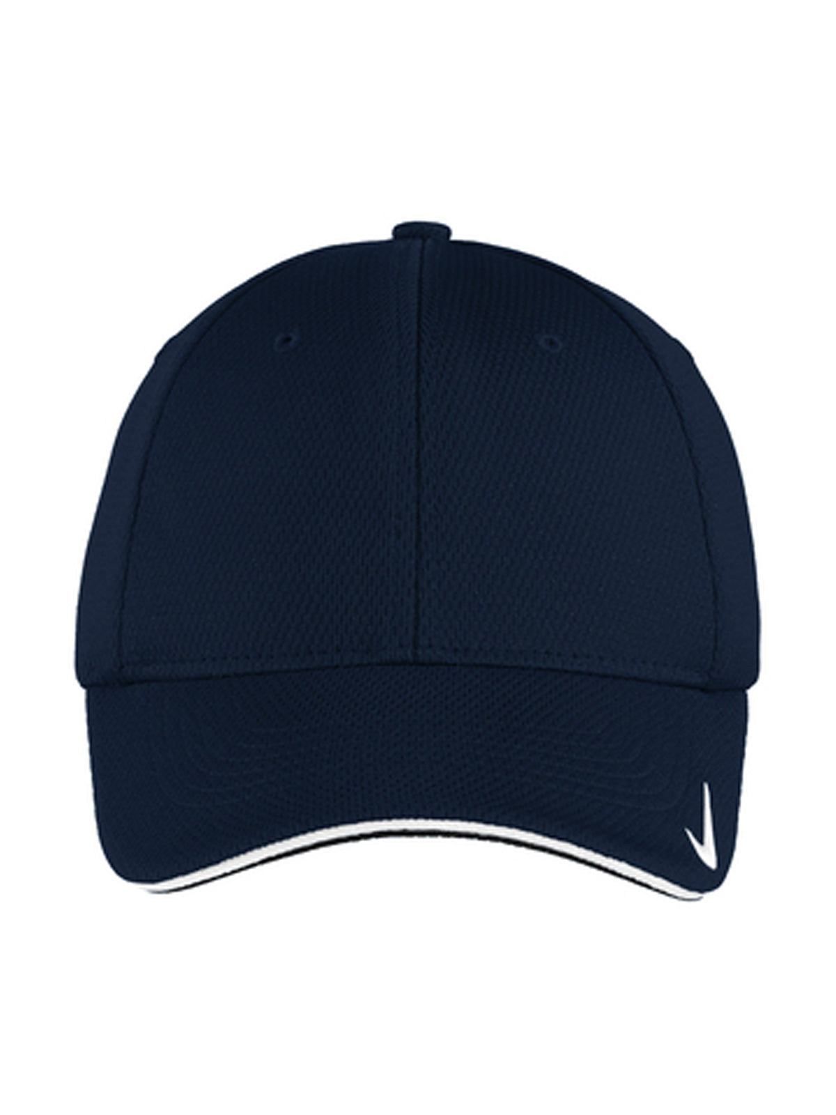Unisex Dri-FIT Stretch Mesh Sandwich Bill Cap - NKFD9718 - Anthracite/ White