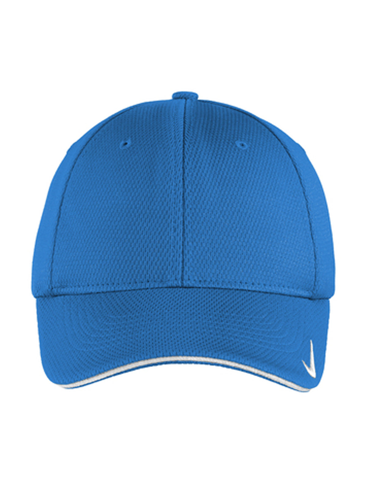 Unisex Dri-FIT Stretch Mesh Sandwich Bill Cap - NKFD9718 - Game Royal/ White