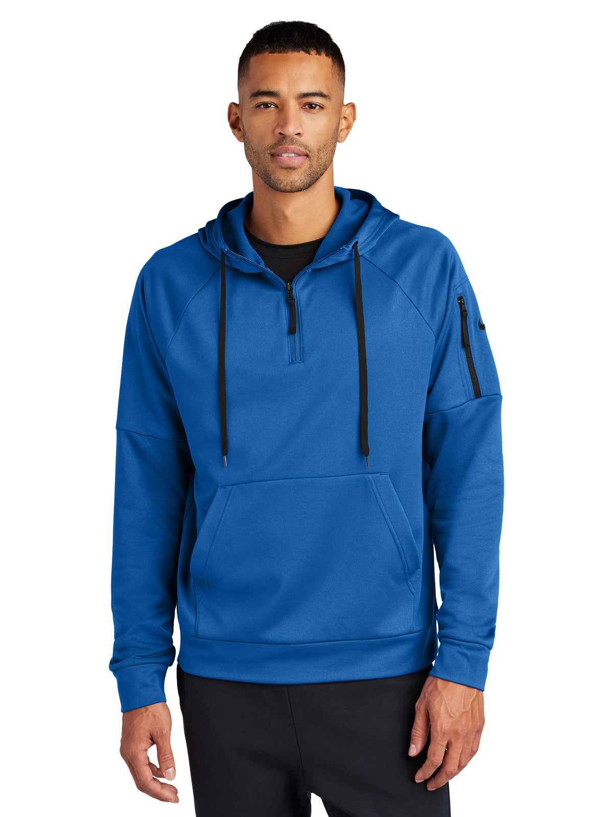 Men's 2-Pocket 1/4-Zip Fleece Hoodie - NKFD9742 - Game Royal