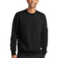 Men's Club Fleece Sleeve Swoosh Crew Neck Sweatshirt - NKFD9863 - Black