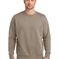 Men's Club Fleece Sleeve Swoosh Crew Neck Sweatshirt - NKFD9863 - Khaki