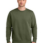 Men's Club Fleece Sleeve Swoosh Crew Neck Sweatshirt - NKFD9863 - Medium Olive