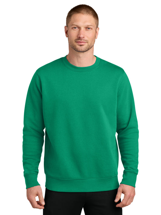 Men's Club Fleece Sleeve Swoosh Crew Neck Sweatshirt - NKFD9863 - Stadium Green