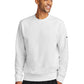 Men's Club Fleece Sleeve Swoosh Crew Neck Sweatshirt - NKFD9863 - White