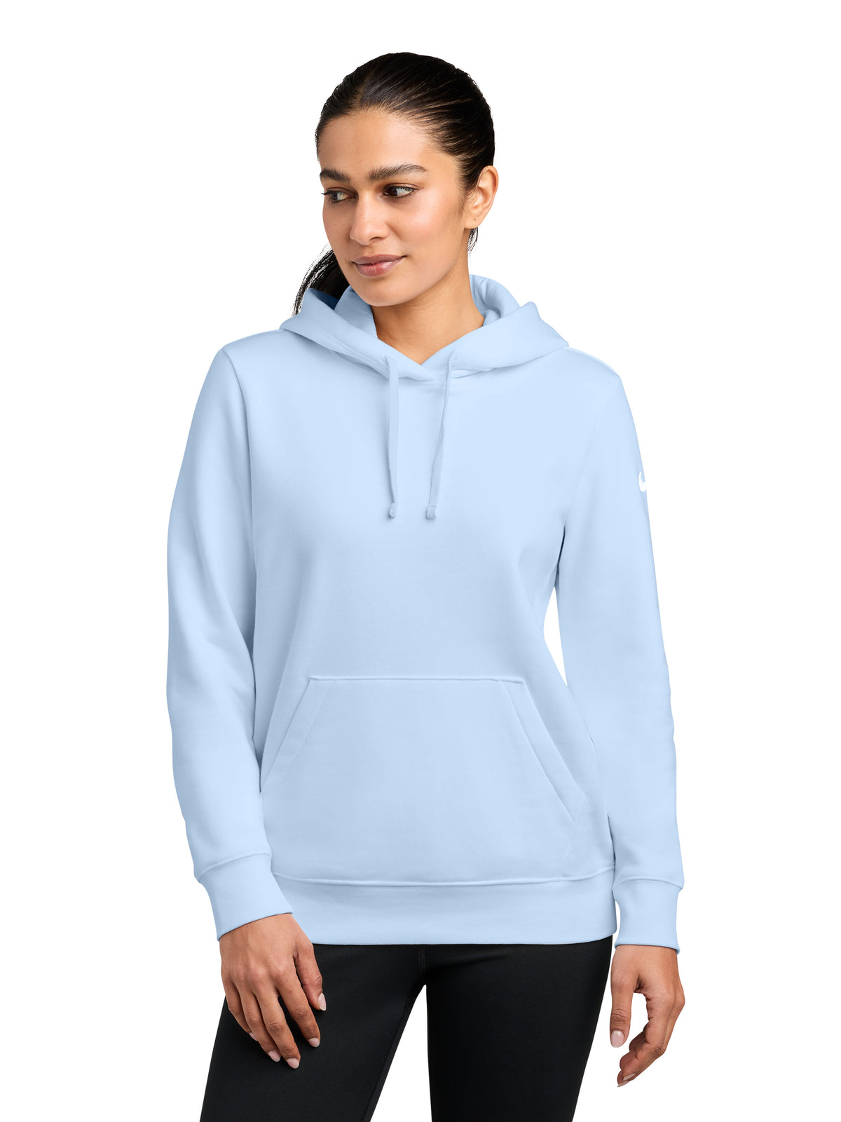 Women's 1-Pocket Fleece Club Fleece Pullover Hoodie - NKFD9889 - Hydrogen Blue