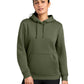 Women's 1-Pocket Fleece Club Fleece Pullover Hoodie - NKFD9889 - Medium Olive