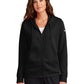 Women's 2-Pocket Fleece Full Zip Hoodie - NKFD9890 - Black