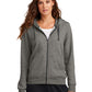Women's 2-Pocket Fleece Full Zip Hoodie - NKFD9890 - Charcoal Heather