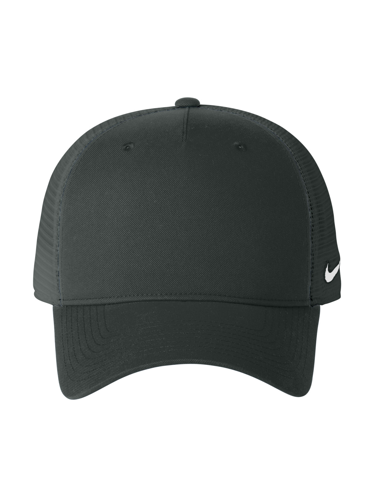 Unisex Snapback Mesh Trucker Cap - NKFN9893 - Anthracite/ Anthracite