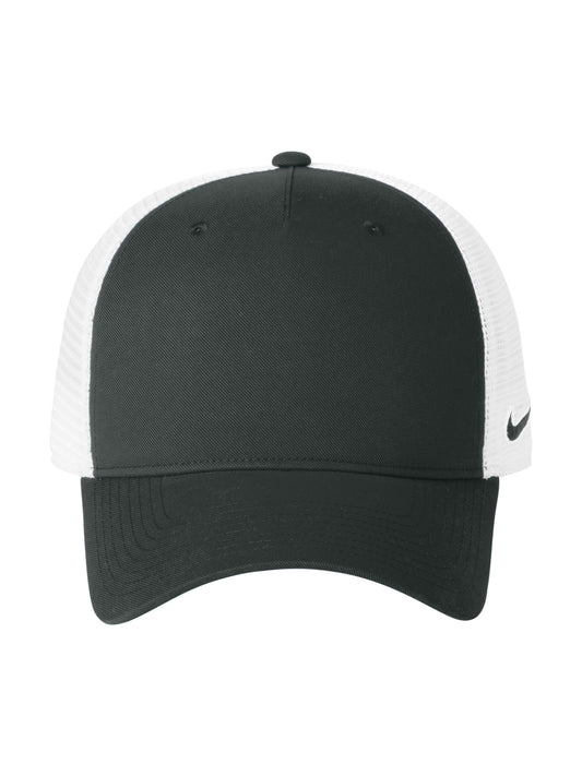 Unisex Snapback Mesh Trucker Cap - NKFN9893 - Anthracite/ White