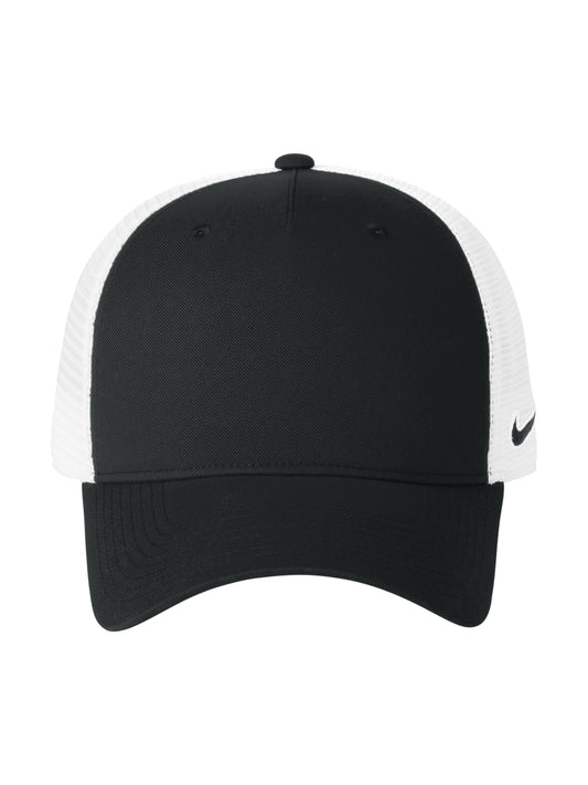 Unisex Snapback Mesh Trucker Cap - NKFN9893 - Black/ White