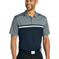 Men's Dri-FIT Victory Colorblock Polo - NKFQ3968 - Cool Grey/ Navy/ White