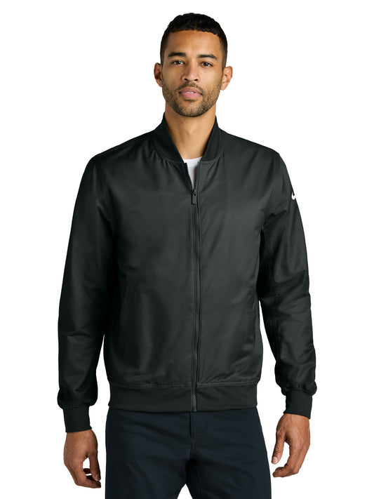 Men's Two-Pocket Bomber Jacket - NKFQ4759 - Black
