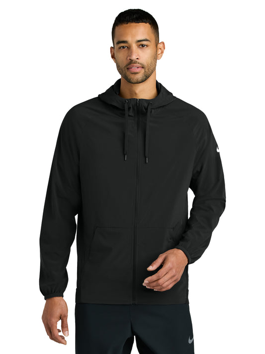 Men's Two-Pocket Pro Hooded Jacket - NKFQ4761 - Black