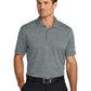 Men's Pocketless Striated Polo - NKFQ4792 - Cool Grey