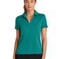 Women's Pocketless Smooth Heather Polo - NKFQ4793 - Bright Spruce Heather