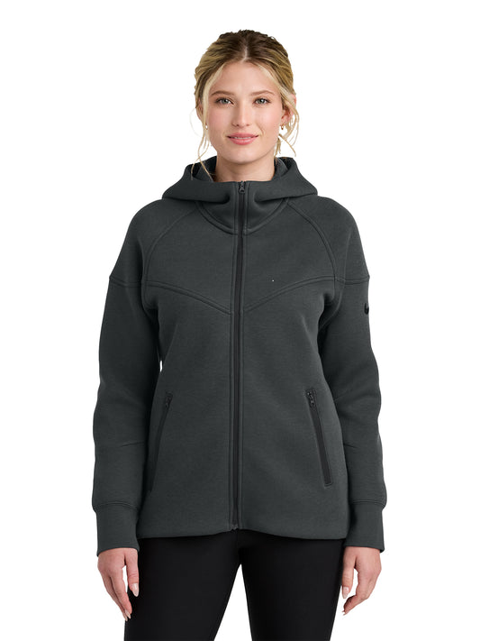 Women's Tech Fleece Full-Zip Hoodie Sweatshirt - NKFQ4798 - Anthracite Heather
