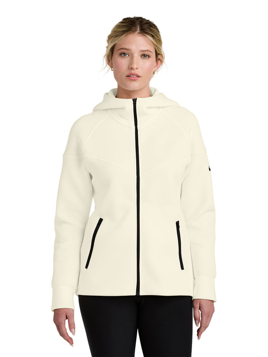 Women's Tech Fleece Full-Zip Hoodie Sweatshirt - NKFQ4798 - Pale Ivory