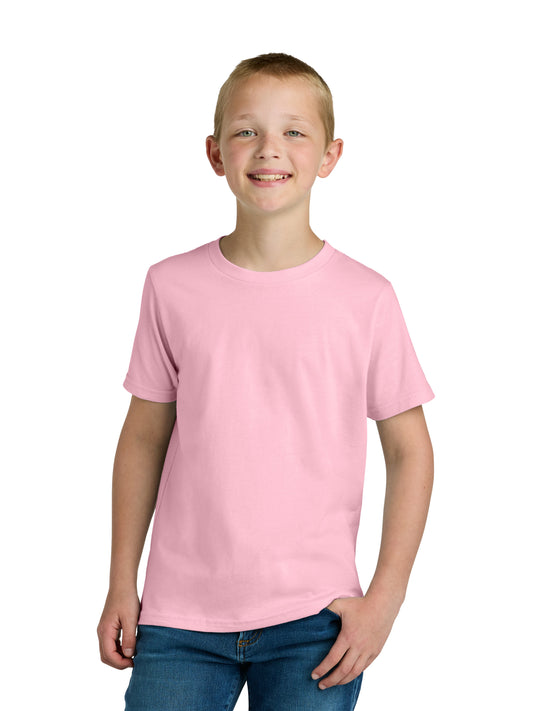 Unisex Youth Cotton T-Shirt - NL3310 - Light Pink