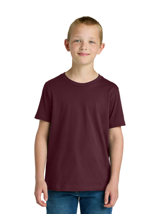 Unisex Youth Cotton T-Shirt - NL3310 - Maroon