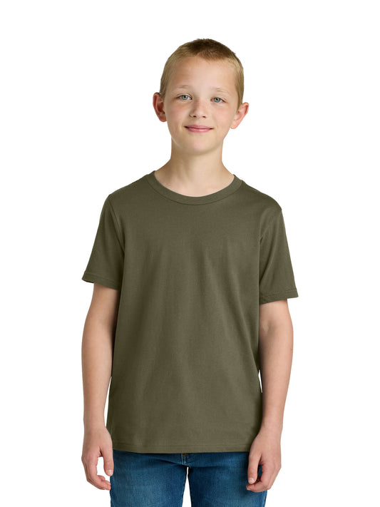 Unisex Youth Cotton T-Shirt - NL3310 - Military Green