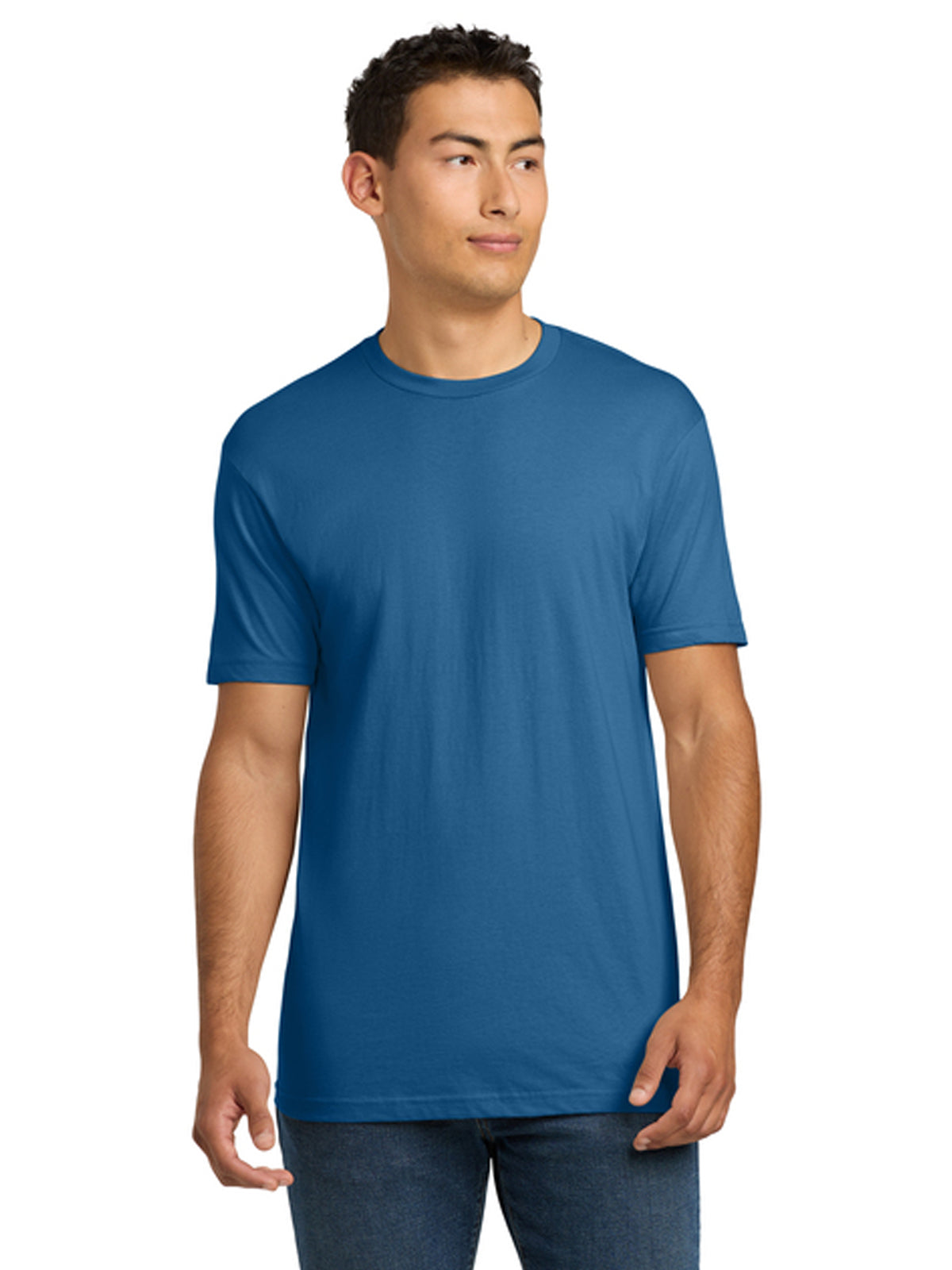 Unisex Pocketless Cotton Tee - NL3600 - Cool Blue