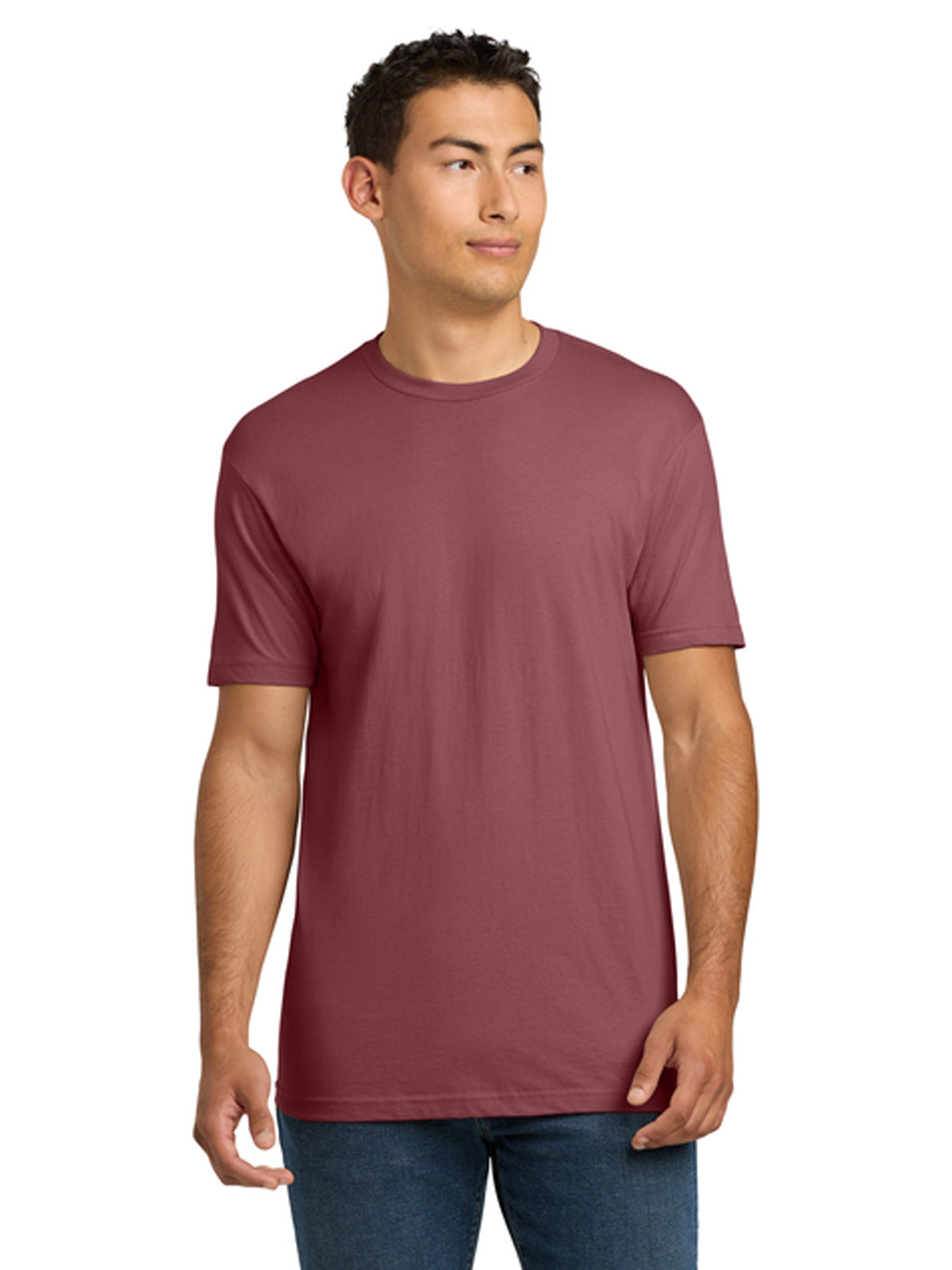 Unisex Pocketless Cotton Tee - NL3600 - Mauve
