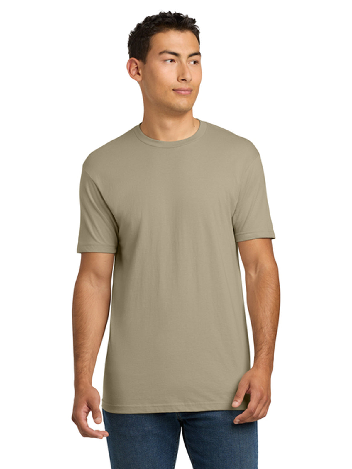 Unisex Pocketless Cotton Tee - NL3600 - Tan
