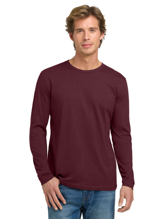 Unisex Pocketless Long Sleeve Tee - NL3601 - Maroon