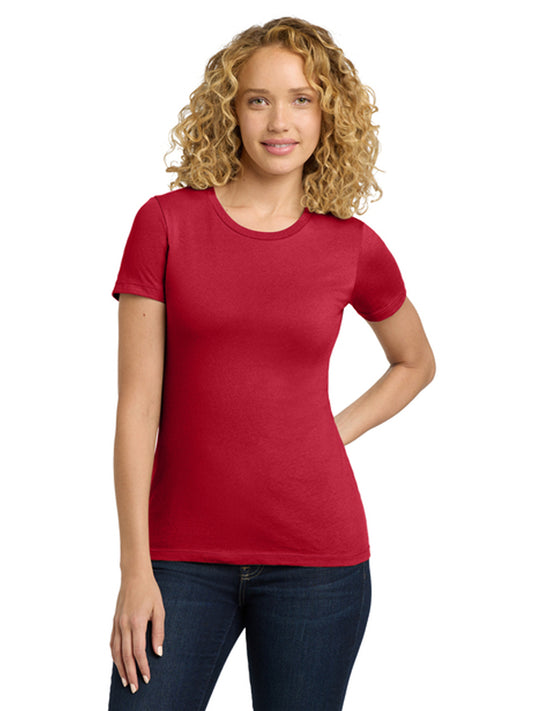 Women's Pocketless Cotton Tee - NL3900 - Red
