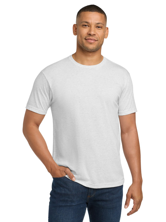 Unisex Tri-Blend T-Shirt - NL6010 - Heather White