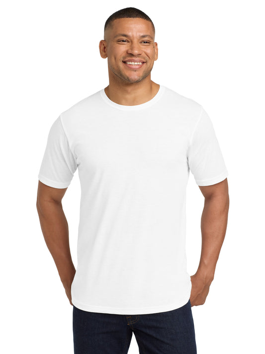 Unisex Poly/Cotton T-Shirt - NL6200 - White
