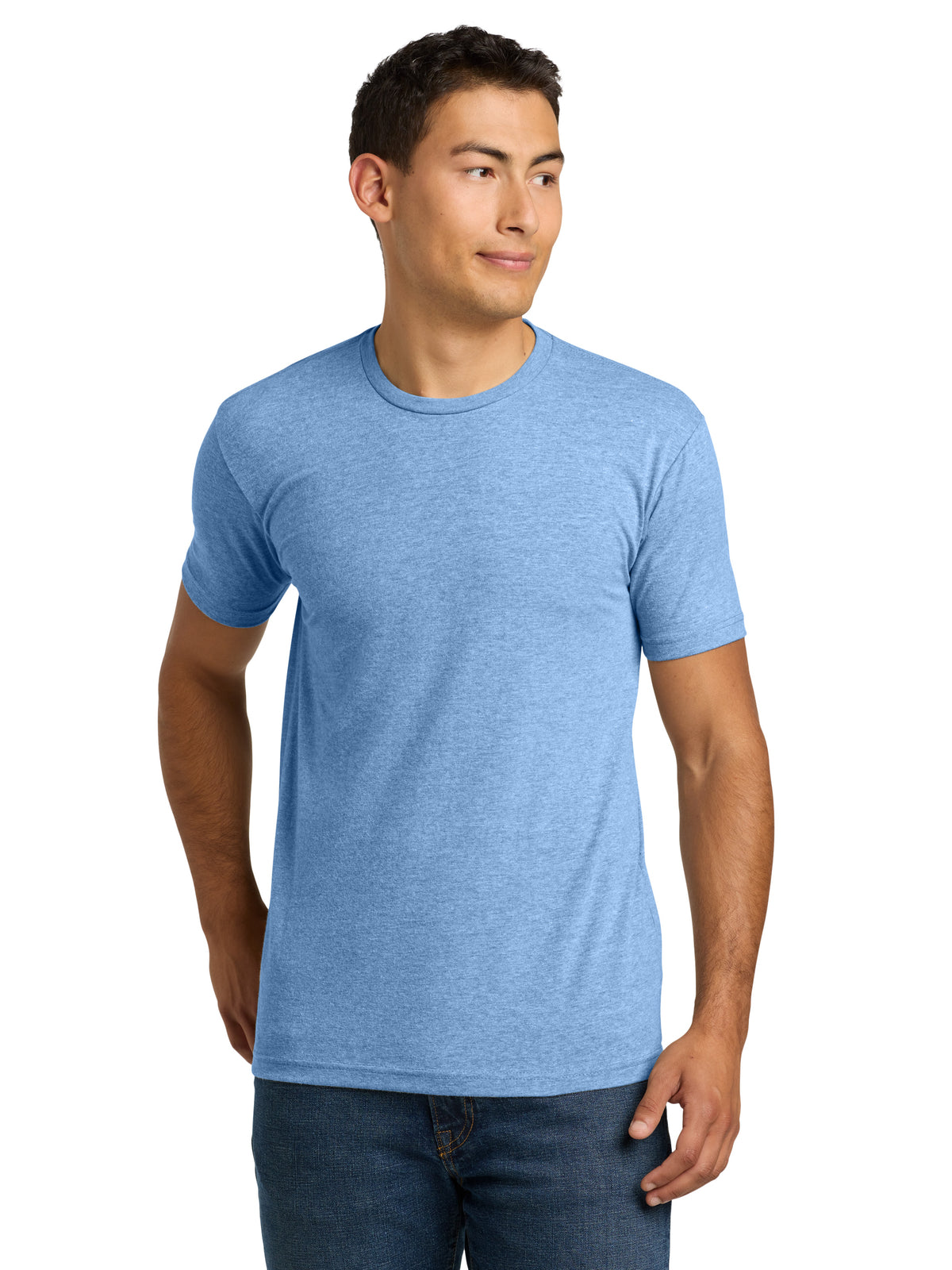 Unisex CVC T-Shirt - NL6210 - Heather Columbia Blue