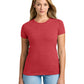 Women's Tri-Blend Tee - NL6710 - Vintage Red