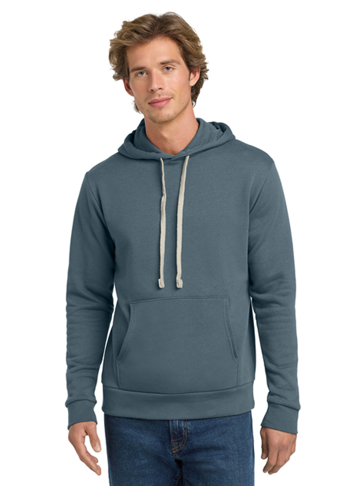 Unisex 1-Pocket Pullover Hoodie - NL9303 - Antique Denim