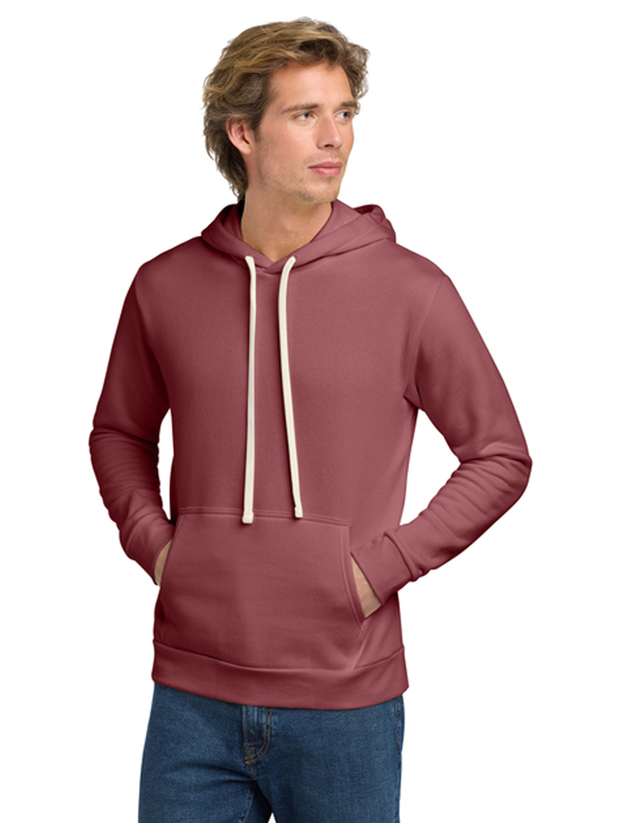 Unisex 1-Pocket Pullover Hoodie - NL9303 - Mauve