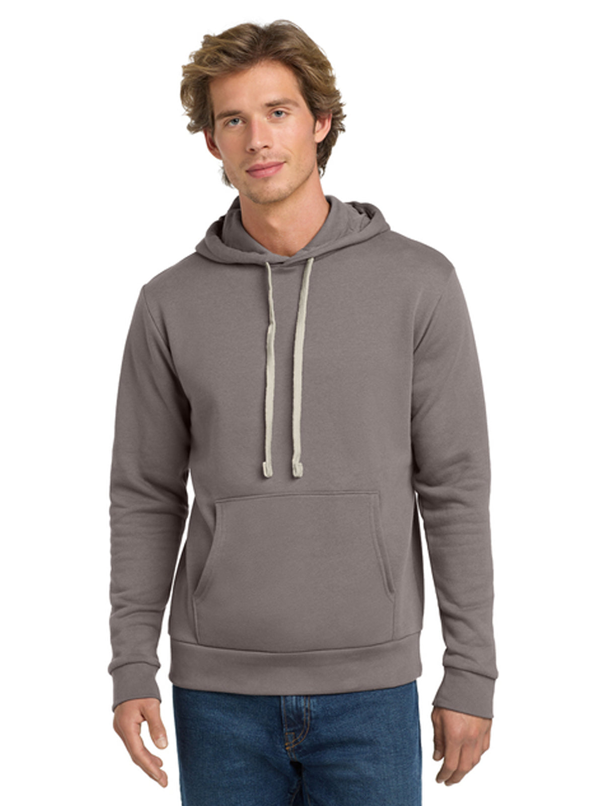Unisex 1-Pocket Pullover Hoodie - NL9303 - Shiitake