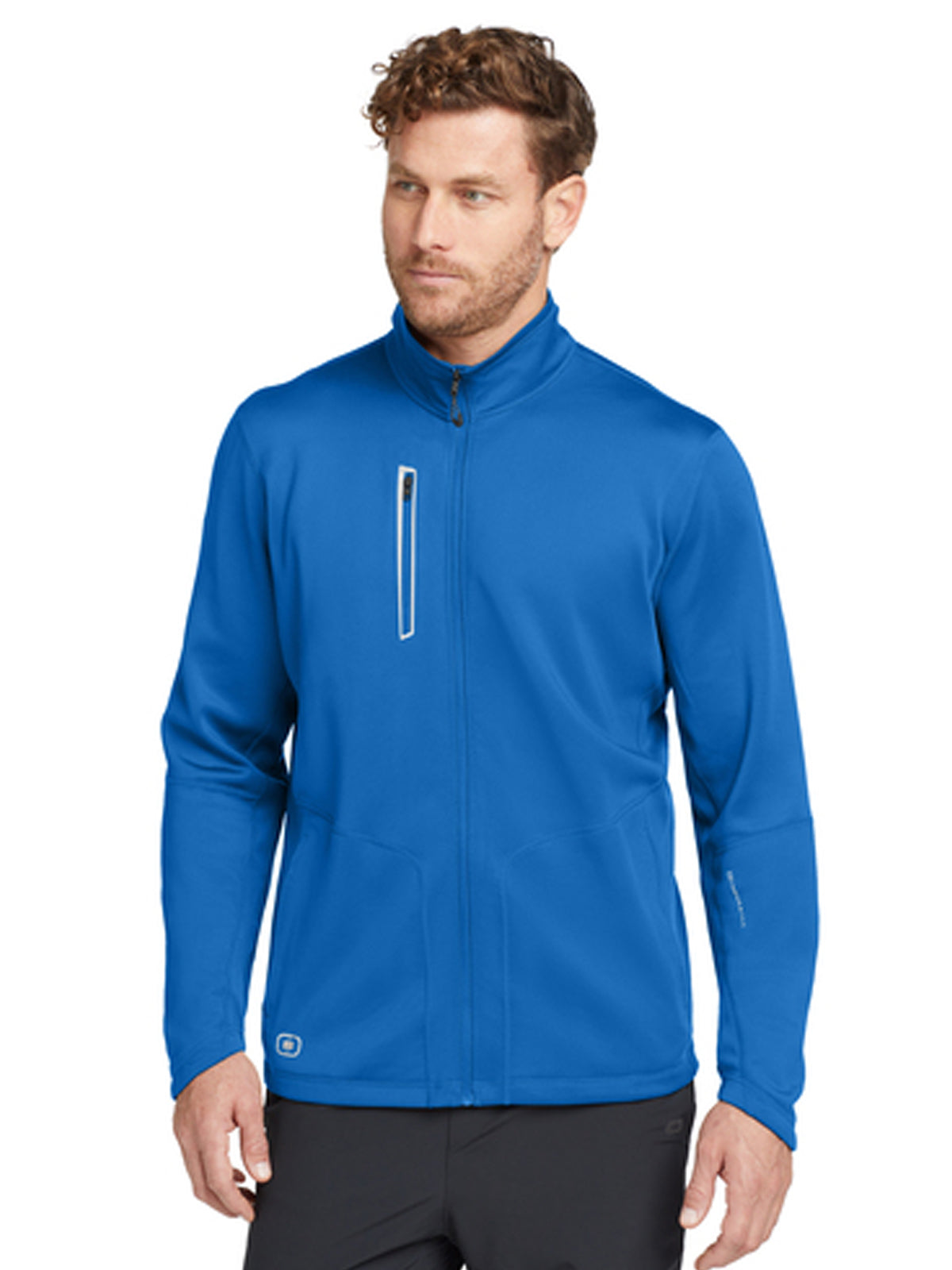 Men's 2-Pocket Full-Zip Fulcrum Jacket - OE700 - Electric Blue