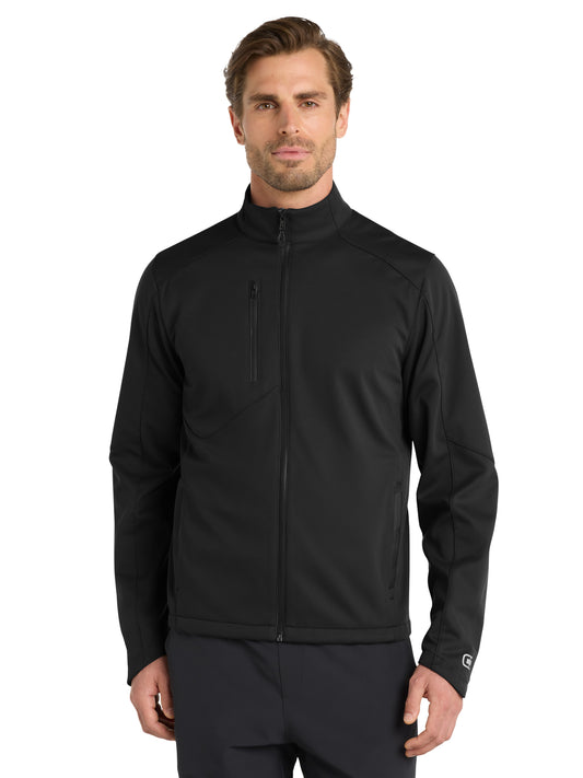 Men's Crux Soft Shell Jacket - OE720 - Blacktop
