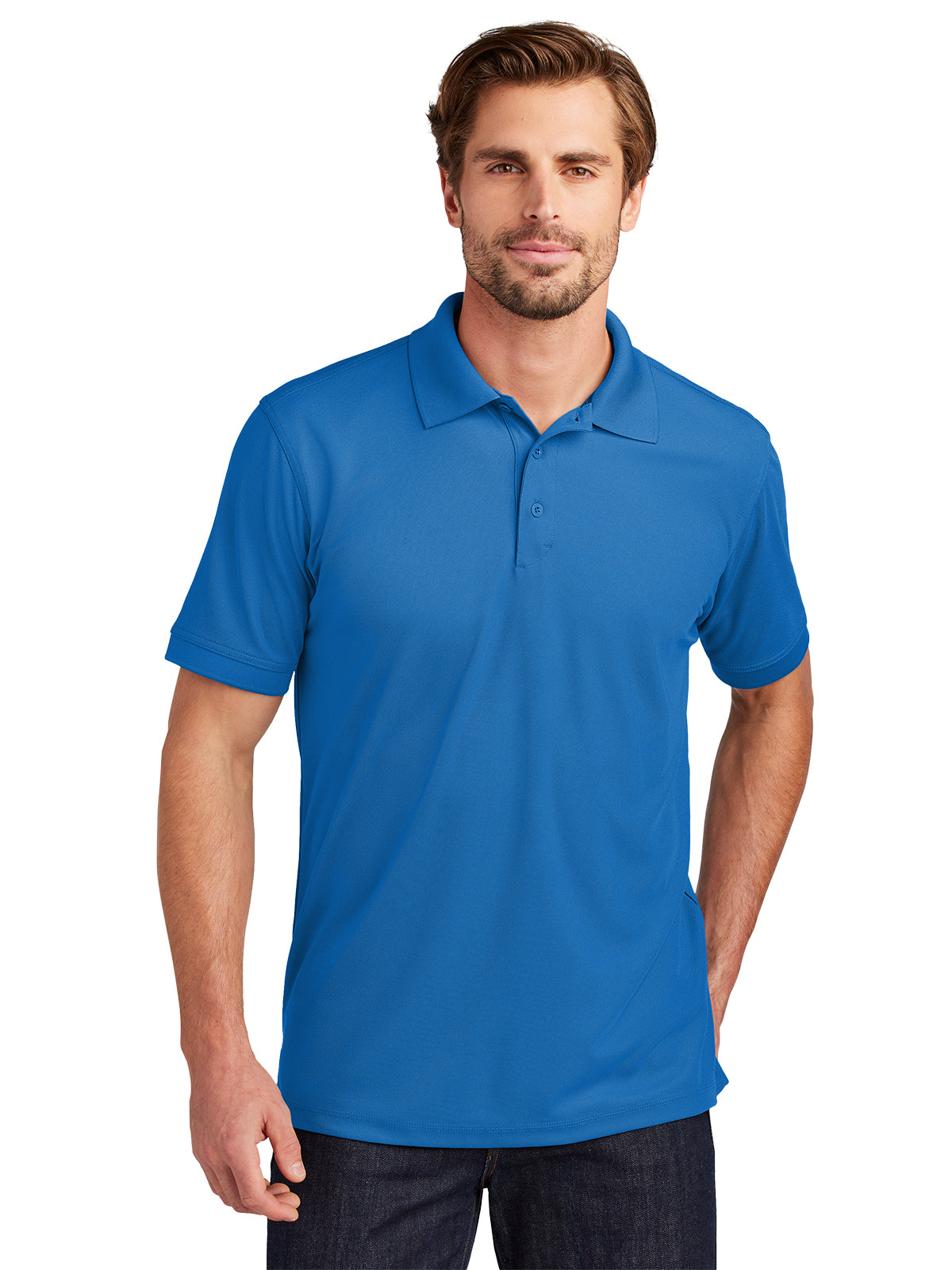 Men's Caliber Polo - OG101 - Electric Blue