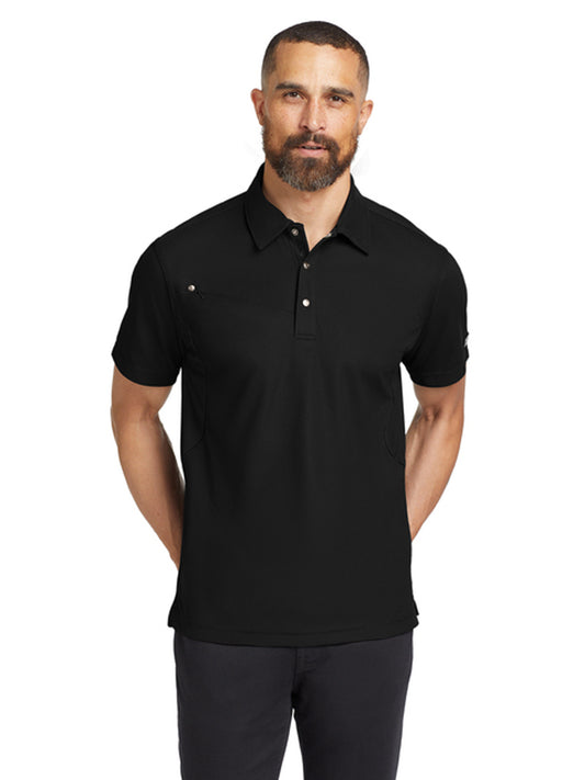 Men's 1-Pocket Accelerator Polo - OG102 - Blacktop/ Blacktop