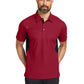 Men's 1-Pocket Accelerator Polo - OG102 - Signal Red/ Blacktop