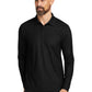 Men's Caliber2.0 Long Sleeve Polo - OG105 - Blacktop