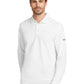 Men's Caliber2.0 Long Sleeve Polo - OG105 - Bright White