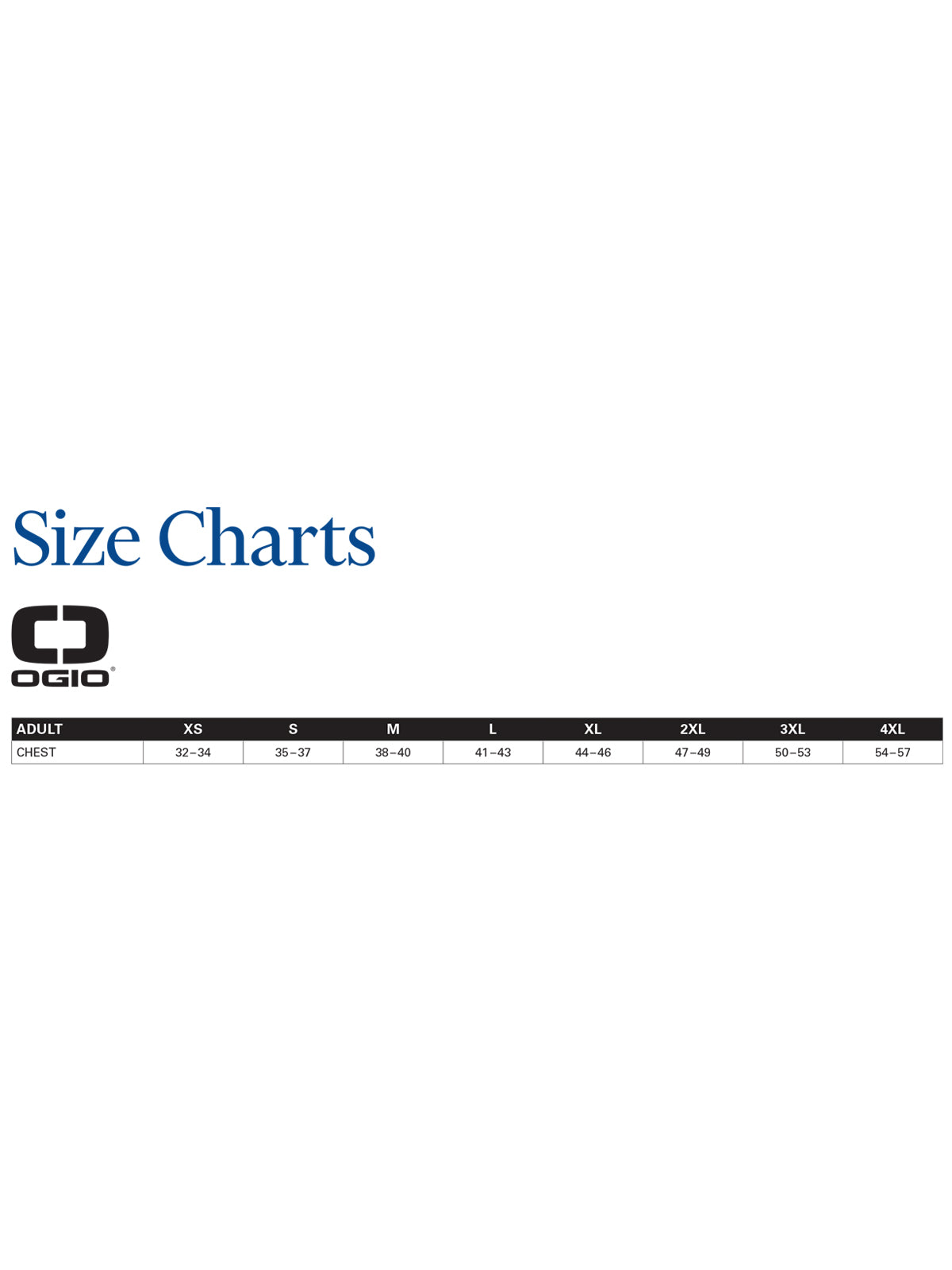 SIZECHART