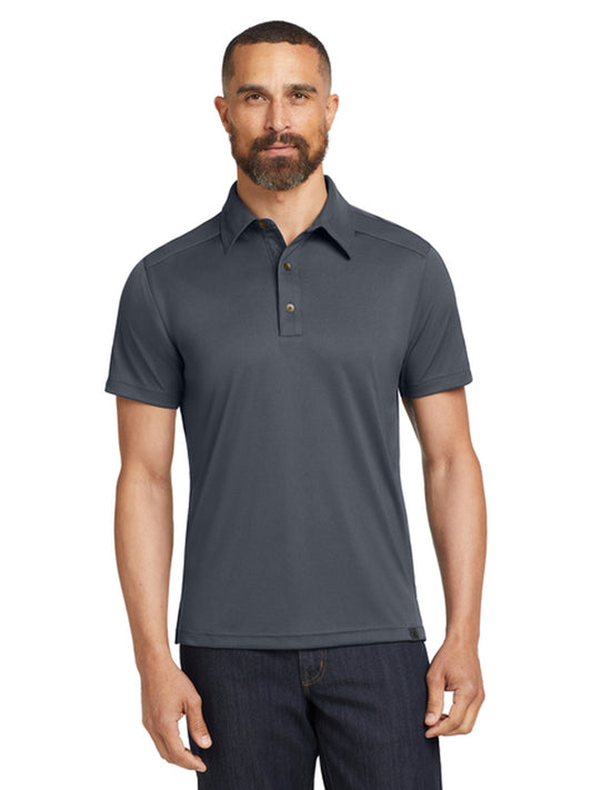 Men's Pocketless Hybrid Polo - OG109 - Diesel Grey