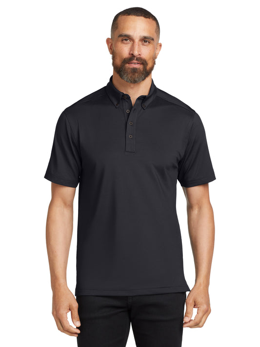 Men's Gauge Stretch Polo - OG122 - Blacktop