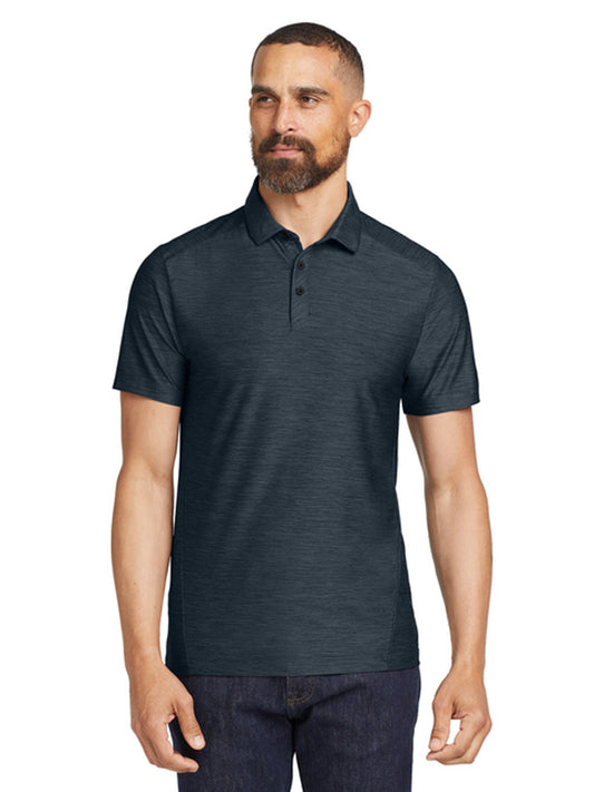 Men's Pocketless Moisture Wicking Slate Polo - OG143 - Navy